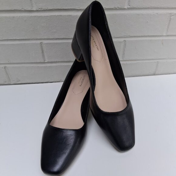 Women fashion Black low Heel Shoe's - Picture 3 of 9
